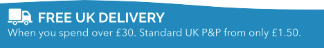 Free UK Delivery when you spend over £30